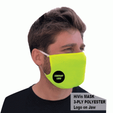 MASK-HI VIS-2PLY-W/ Filter Slot