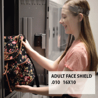 SHIELD-ADULT ADJUSTABLE .010 FACE SHIELD